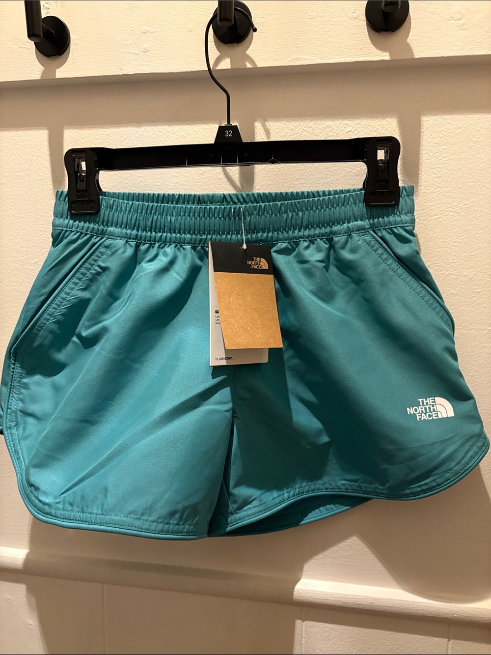 The North Face Women's Teal Athletic Shorts